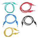 5Pieces Test Lead Banana Plug Male Stackable to Banana Plug 39inch