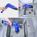 High Pressure Drain Blaster Air Pump Sink Toilet Plunger Clogged Pipe Clean F2E5