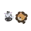 12pcs lion monkey zebra elephant wild animals cupcake wrappers party supplies3CX