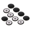 10 Pieces Round Artificial Leather Covered Buttons Sewing Crafts 20mm