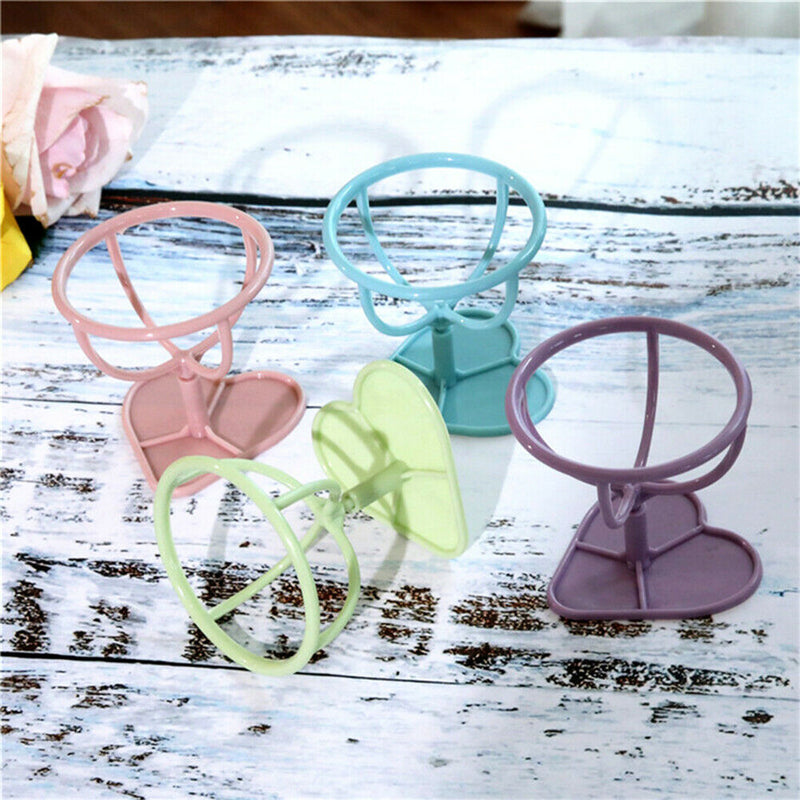 Cosmetic Makeup Sponge Holder Makeup Puff Storage Drying Stand (Purple) A