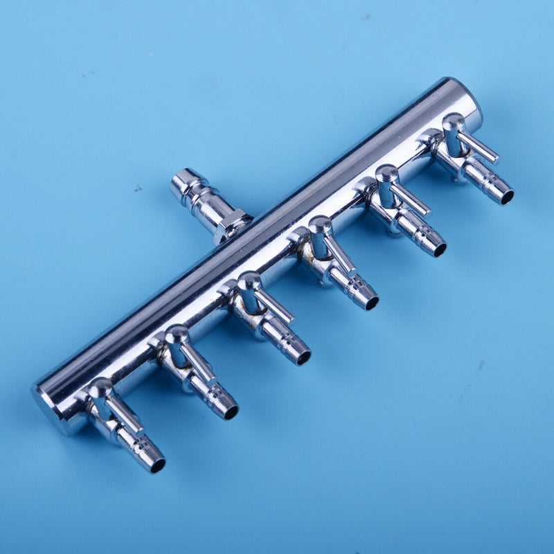 Aquarium Air Flow Controller Stainless Steel Splitter Pump Switch Lever Valve