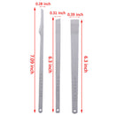 3Pcs/Set Stainless Steel File Shaver Foot Hard Tough Dry Skin Corn Remover TooME