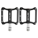 2pcs GUB GC020-DU Aluminum Alloy Folding Mountain Bike Baring Pedals(Black)