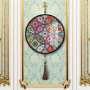 Mandala Pendant Coffee Tassel DIY Diamond Painting Special Shape Home Mural