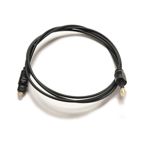 1m 3ft For Toslink to Mini Plug 3.5mm Digital Optical SPDIF Audio Cable Wire  JR