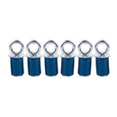 For Polaris Rzr 6Pcs/Kit Tie Down Anchor Tie Downs Anchors Blue 570 900 Zr  L7D6