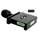 50mm QR Clamp and Quick Release Plate Aluminum Alloy Fits Arca-Swiss Standard