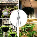 Flower Plant Pot Basket Planter Holder Hanging Chain Bonsai Hanging Flower Pot