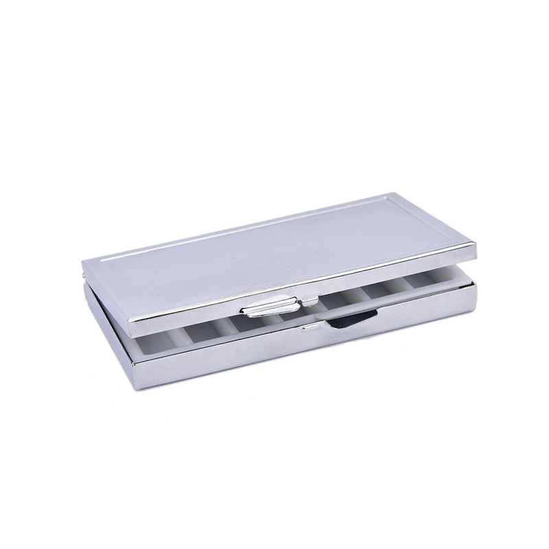 Travel Mini Metal Pill Box Medicine Drug Vitamin Tablet Organizer Container A Hj