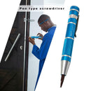 9 in 1 Pen Type Portable Precision Screwdriver Set Sleeve Screwdriver Bits