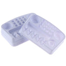 10 Pcs Plastic Palette Tray Pigment Palettes Cup Tattoo Ink Holder AccessoriA3C