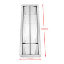 304 Stainless Steel Louver Boat Vent 5 Slots Vent 12.99x4.72x1.57'' Polished