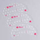 9pcs Reusable Eyebrow Stencil Tool Makeup Drawing Guide Thrush Card A