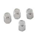 Motorbike 14x12MM Car Gray Wheel Tyre Tire Valve Dust Stem Air Cap Pack of 4