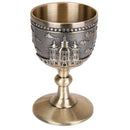 Classical Metal Wine Cup Handmade Small Goblet Household Copper Wine Glass  Y2F8