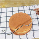 2x Adjustable Wire Cake Slicer Bread Wire Cutter Baking Leveller Decor DIY JCQ