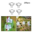 200pcs New Gardening Grafting Clips Garden Vegetable Flower Vine Bushes Plants