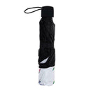 Simple Flowers 3 Folding Anti UV Umbrella Manual Open Sunny Rainy Umbrellas