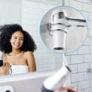 Stainless Steel Wall Mounted Hair Dryer Holder Drier Comb Holder Rack Stand