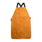 Adjustable Welding Bib Apron  Resistant Soldering Clothing Apron Brown