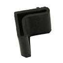 Rubber L Shaped Angle Iron Foot Pads Covers 10 Pcs Black R2K8