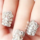 12 Grids Box Crystal AB Nail Rhinestones Flat Back Diamond Nail Art Decor DIY