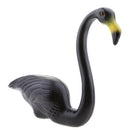Flamingo Stand Statue Display Decor Garden Yard Art Patio Lawn Black