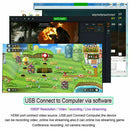 HDMI to USB 3.0 Video Capture Card 4K 1080P 60fps Record For Live Streaming
