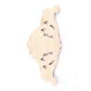 1X Exquisite Classic Rubber Wood Carved Applique Retro Furniture Craft Deco