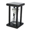 Wooden Hourglass Hourglass Hourglass Decorated Gift (White, 30 min) L8I7
