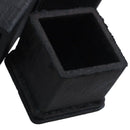 20 mm x 20 mm, black, square, rubber foot pad for chair or table, 4 pieces X1K9