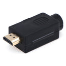 HDMI Male 19P Plug Breakout Terminals Solderless Connector With Cover ME