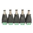 5PCS Mini Coax CAT5 To Camera CCTV BNC Video Balun Connector Adapter