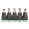 5PCS Mini Coax CAT5 To Camera CCTV BNC Video Balun Connector Adapter   #gib