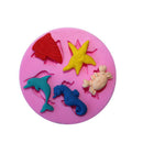 Sea Beach Silicone Cake Sugarcraft Mold Fondant Soap Chocolate Moulds LJ