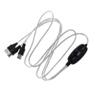USB IN-OUT MIDI Interface Cord Cable Line Converter PC to Adapter Music Keyboard