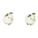 Crystal Lucky Pig Craft Creative Gift-1.57x1.57x1.77inch-Green
