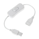 1pc Power Supply Cable With ON OFF Button Switch Replace Desktop Reset Switch