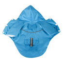 2pcs/set Fashion Pet Dog Waterproof Raincoat Hooded Jacket For Dogs Puppy L Size