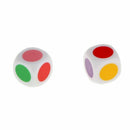 Set of 10 Pcs Dice to play with 6 colors for board games Kids table games E