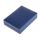 Dual Clear Capsules in Blue Presentation Box Display Case for 40MM Coins