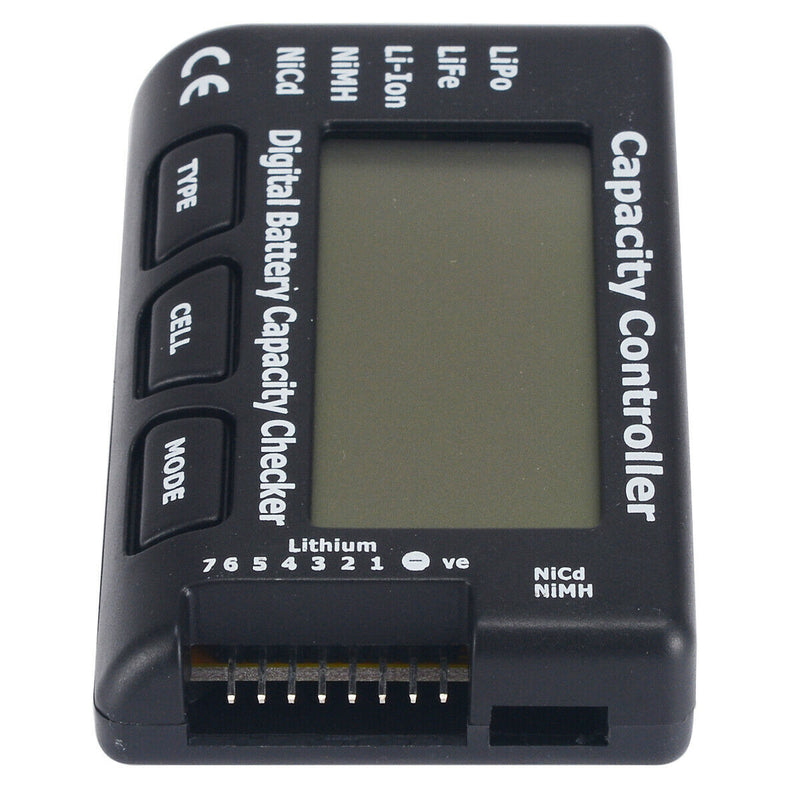Digital Battery Capacity Checker RC 7 Cellmeter For LiPo LiFe Li-ion Nicd NiMH #