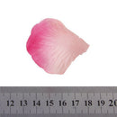 100pcs Roses petals artificial flowers for wedding Decoration - Pink+white