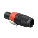 2Pcs 4-Pole Male Speakon Audio Cable Connector End Plug For Cable NEUTRIK NL4FC