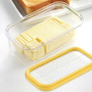 Plastic Butter Dish Butter Box Butter Keeper Container Slicer Cutter w/ Lid