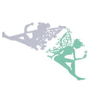 1pcs Metal Steel dainty Sitting fairy Cutting Dies Stencil For DIY Scrapboo A