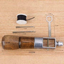 Lock Stitch Sewing Awl Thread Kit Stitch Leather Needles Fabric Freeshippin A0S7