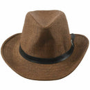 Summer Men Hat Straw Hat Cowboy Hat Fashion WESTERN COWBOY Cavalry Hatband