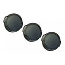 3Packs Cap Lens Cap 46mm Lens Cap Lens   Universal Strap for Camcorder